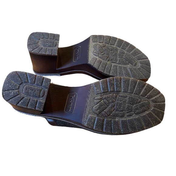 Korks Kork Ease | Lori Slip On Fabric Clog Mule Block Heel Platform Shoe 9 - Picture 10 of 10